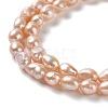 Natural Cultured Freshwater Pearl Beads Strands PEAR-Z002-25-3
