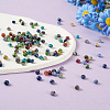 Craftdady 350Pcs 14 Colors Natural Sesame Jasper/Kiwi Jasper Beads G-CD0001-13-6
