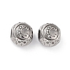 304 Stainless Steel Rhinestone European Beads STAS-A092-10C-P-1