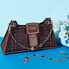 Alloy Enamel Flower Brass Cable Chains Bag Extender Chains HJEW-PH01994-4