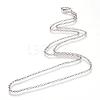 Iron Rolo Chains Necklace Making MAK-R017-45cm-P-2