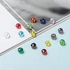 15 Colors Electroplate Glass Beads EGLA-X0006-02B-6mm-3