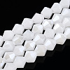 Imitation Jade Electroplate Glass Beads Strands EGLA-A039-J6mm-A06-1