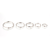 Iron Loose Leaf Book Binder Hinged Rings LS-X-IFIN-T004-03P-1