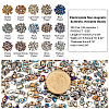 ARRICRAFT 300Pcs 15 Colors Electroplate Non-magnetic Synthetic Hematite Beads G-AR0003-99-2
