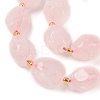 Natural Rose Quartz Beads Strands G-P541-A01-02-3