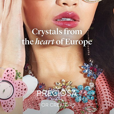Preciosa&reg MAXIMA Crystal Round Stones Y-PRC-RASS39-20410-1