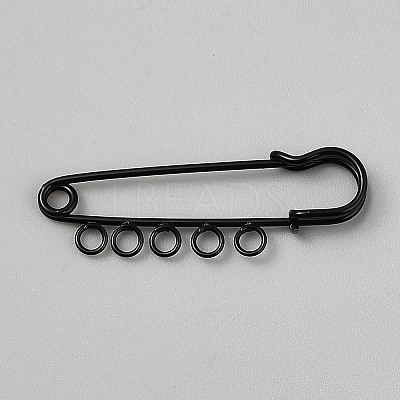 Spray Printed Iron Brooch Findings IFIN-WH20004-07B-07-1