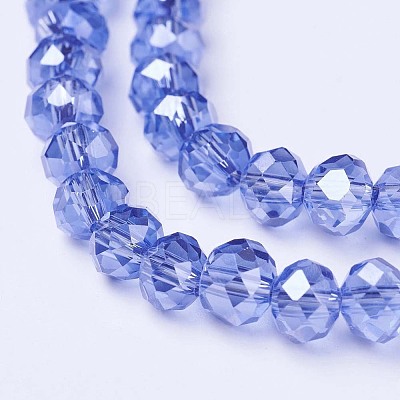 Electroplate Glass Beads Strands EGLA-A034-T3mm-A17-1