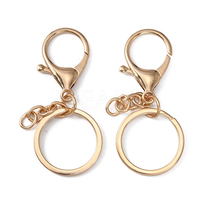 Alloy Key Rings DIY-WH0374-07G-1