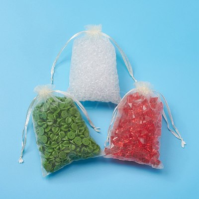 Organza Gift Bags with Drawstring OP-R016-10x15cm-19-1