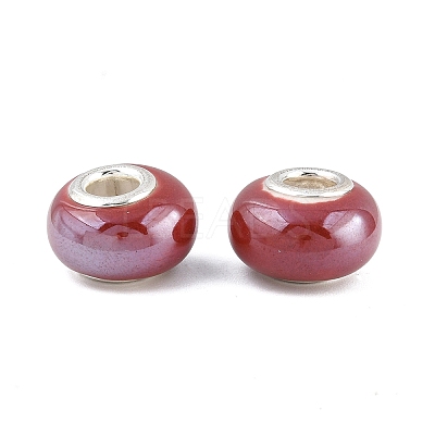 Handmade Porcelain European Beads OPDL-G001-7-1