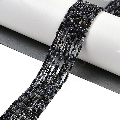 Natural Sapphire Beads Strands G-P553-G07-01-1