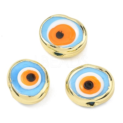 Handmade Evil Eye Lampwork Beads LAMP-D006-08G-1