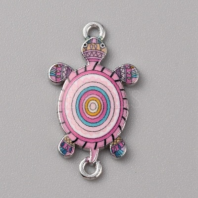 Alloy Enamel Connector Charms LS-ENAM-WH0061-47B-1