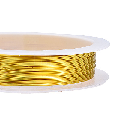 Round Copper Jewelry Wire CWIR-Q006-0.4mm-G-1