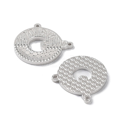 Rhodium Plated 925 Sterling Silver Charms STER-C003-21P-1