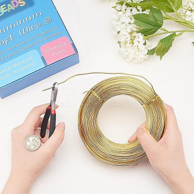 Round Anodized Aluminum Wire AW-NB0001-01D-G-1