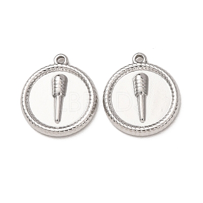 304 Stainless Steel Pendants STAS-K331-01D-P-1