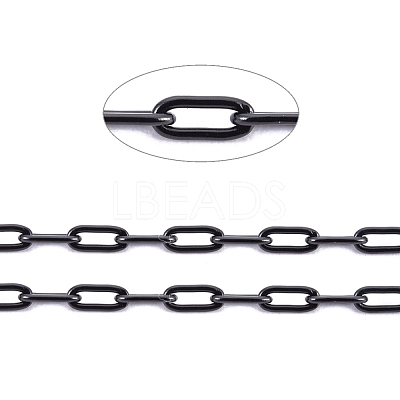 304 Stainless Steel Paperclip Chains CHS-F010-01A-B-01-1
