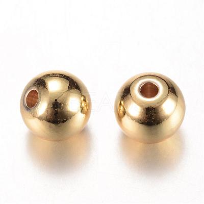 Brass Spacer Beads KK-S753-4mm-G-1