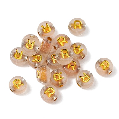 Luminous Transparent Acrylic Beads OACR-P037-01B-R-1