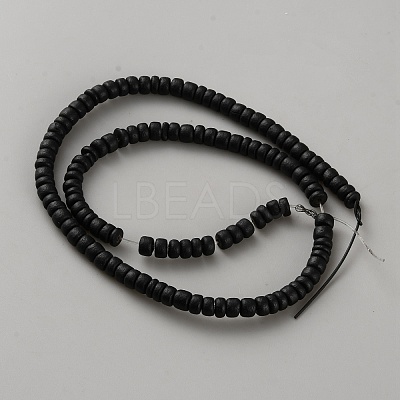 Coconut Beads Strands COCB-WH0003-01C-01-1