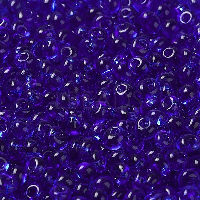 Transparent Colours Glass Seed Beads X1-SEED-P006-02A-16-1