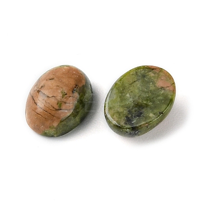 Natural Unakite Cabochons G-A094-01B-50-1