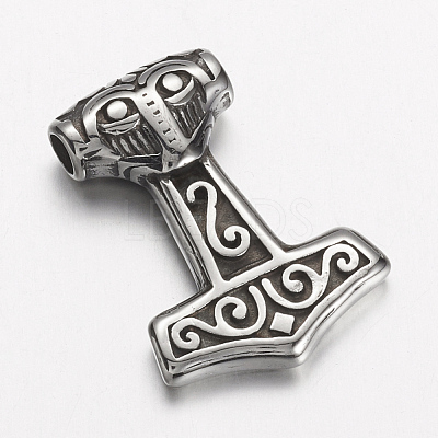 304 Stainless Steel Pendants STAS-E133-094AS-1