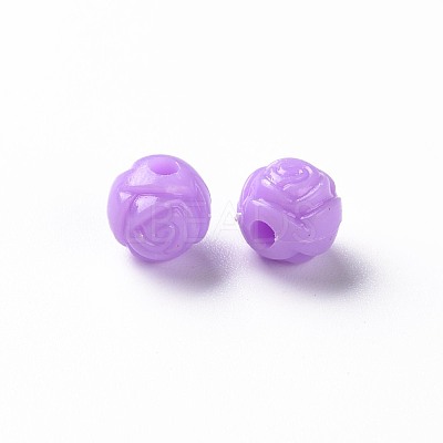 Opaque Polystyrene(PS) Plastic European Beads KY-I004-24A-1