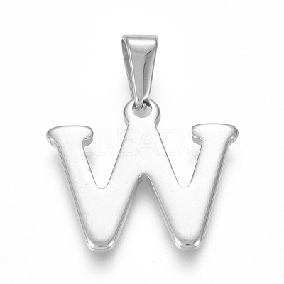 Non-Tarnish 304 Stainless Steel Pendants STAS-F106-95P-W-01-1