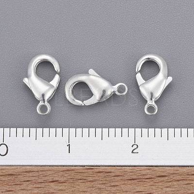 Brass Lobster Claw Clasps KK-901-S-NF-1