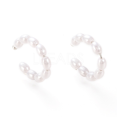 Brass Cuff Earrings EJEW-I249-21P-1