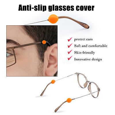 52 Pairs 26 Style Silicone Eyeglasses Ear Grip FIND-HY0003-28-1