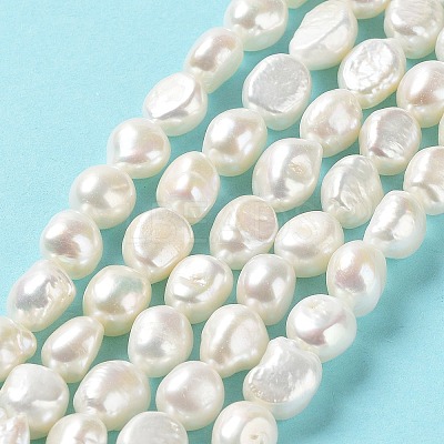 Natural Cultured Freshwater Pearl Beads Strands PEAR-Z002-22-1