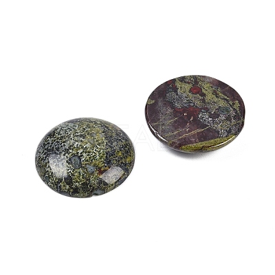 Natural Dragon Blood Cabochons G-H1596-FR-25mm-25-1