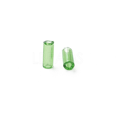 Transparent Glass Bugle Beads SEED-N005-001-C02-1