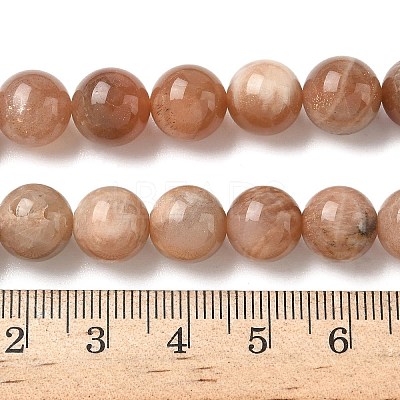 Round Natural Multi-Moonstone Beads Strands G-I176-09-10mm-02-1