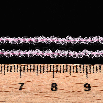 Transparent Glass Beads Strands GLAA-H021-03-22-1