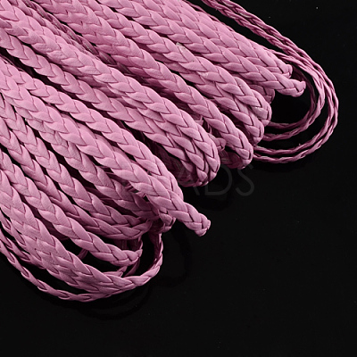 Braided Imitation Leather Cords LC-S002-5mm-06-1