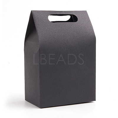 Rectangle Paper Bags with Handle and Clear Heart Shape Display Window CON-D006-01A-02-1