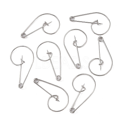 Iron Brooch Findings IFIN-K028-01P-1