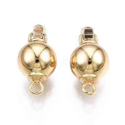 Brass Box Clasps X-KK-S356-339-NF-1