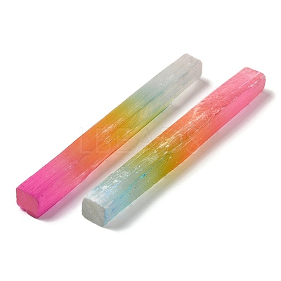 Electroplated Natural Selenite Sticks Wands G-B034-02A-1