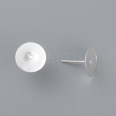 304 Stainless Steel Stud Earring Findings STAS-H436-24S-12mm-1
