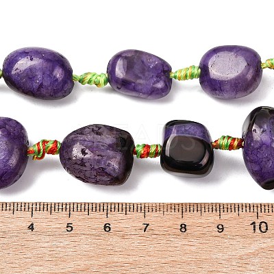 Natural Agate Beads Strands G-F825-G01-01D-1