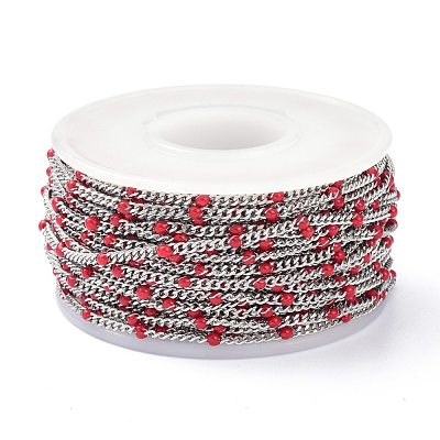 304 Stainless Steel Enamel Curb Chains CHS-P013-01P-04-1