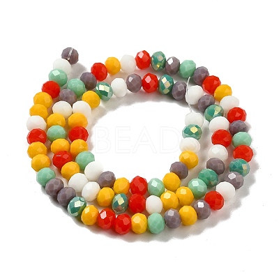 Glass Beads Strands EGLA-A034-M6mm-43-1