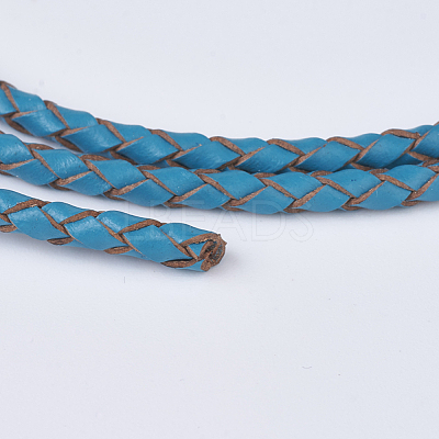 Braided Leather Cords WL-P002-17-A-1